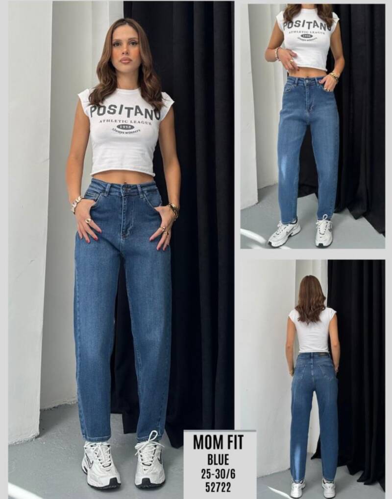 Spodnie damskie jeansy Roz 25-30, 1 Kolor Paczka 6 szt